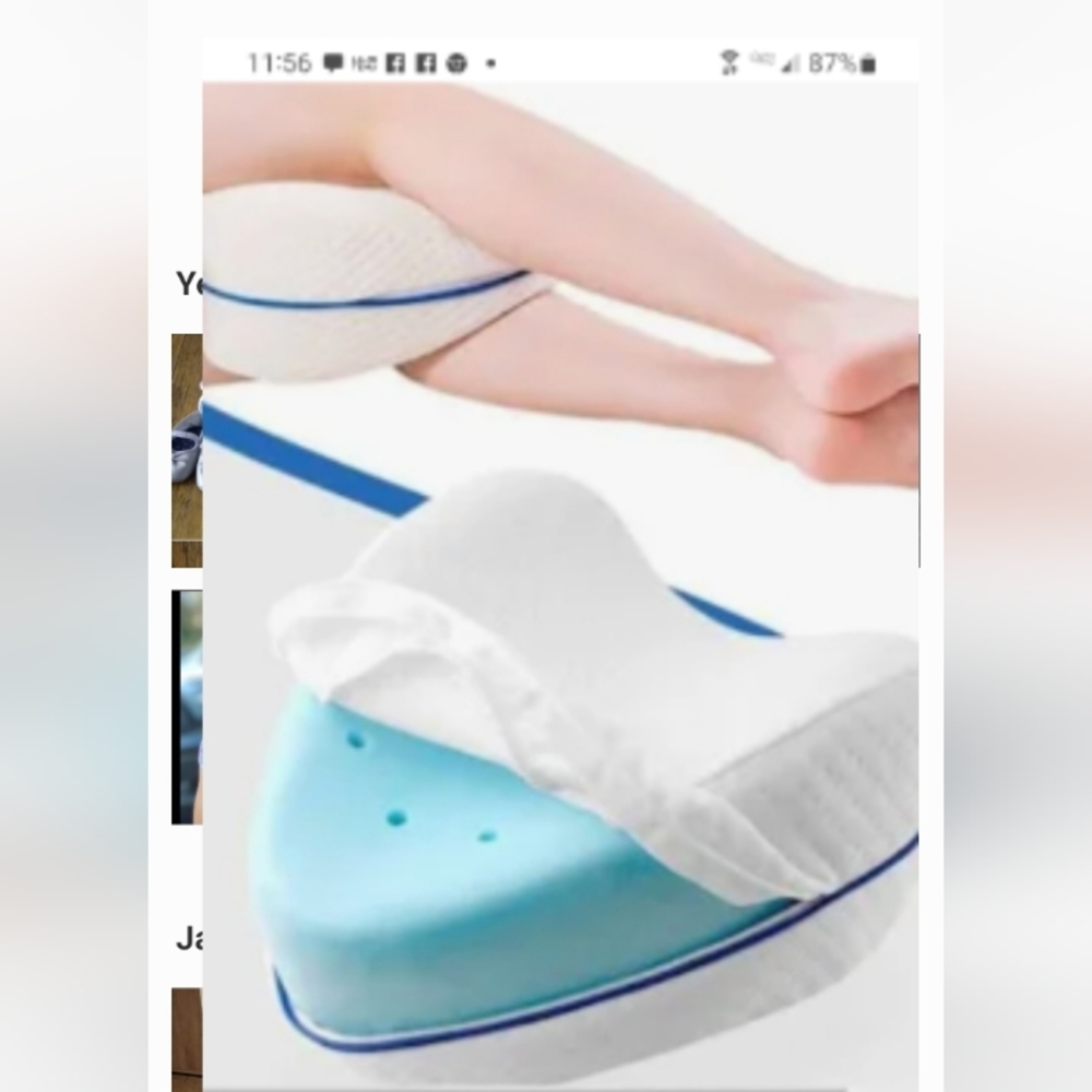 Contour knee and leg pillow